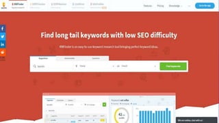 Reconnaissez les différents types
de mots-clés
● Pour tout projet, une roadmap est
indispensable pour vous, votre
organisation ou vos clients.
● Elle vous permet de bien savoir si vous
êtes dans les temps et permet à vos
clients ou votre manager de suivre votre
avancée.
 