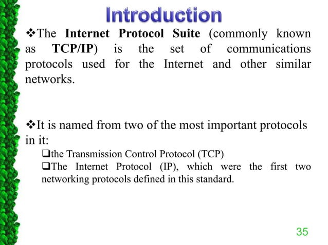 Reference models in Networks: OSI & TCP/IP | PPTX | Computer Networking ...