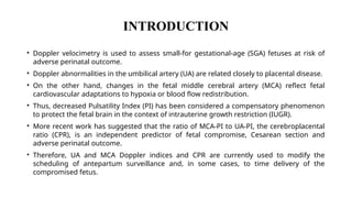 Reference Ranges for Doppler Indices of Umbilical | PPTX