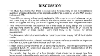 Reference Ranges for Doppler Indices of Umbilical | PPTX