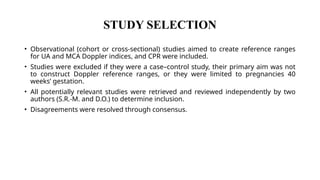 Reference Ranges for Doppler Indices of Umbilical | PPTX