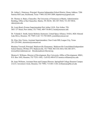 References for Dr William Allan Kritsonis DOC References for Dr William Allan Kritsonis DOC