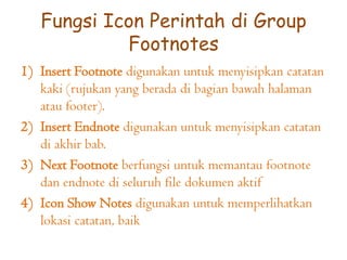 Footnnote Icon References | PPT