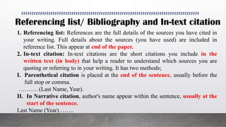 Understanding Reference Style References and Citation Styles | APA Style of referencing | MLA Style ...