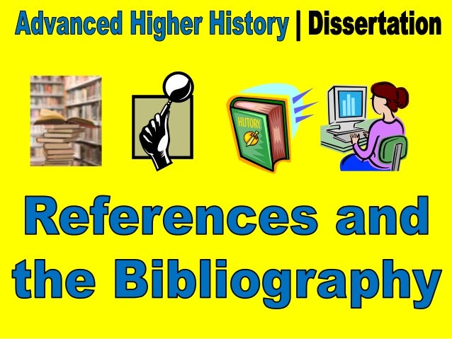 Advanced higher history dissertation help