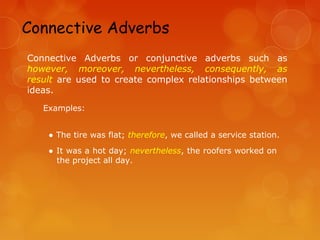 Connectives Project Recognizing References & Connectives | PPT