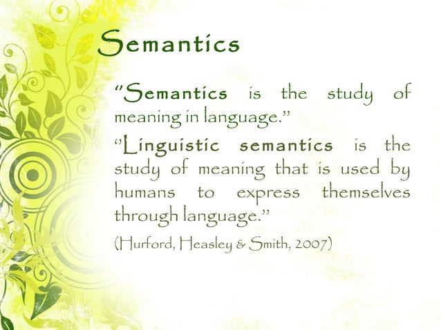 Reference, sense and referring expression | PPT | Books and Literature