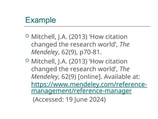 Apa 7 Formatting Reference List Example.pdf Comprehensive Guide to Reference Management and Citation Styles | PPT