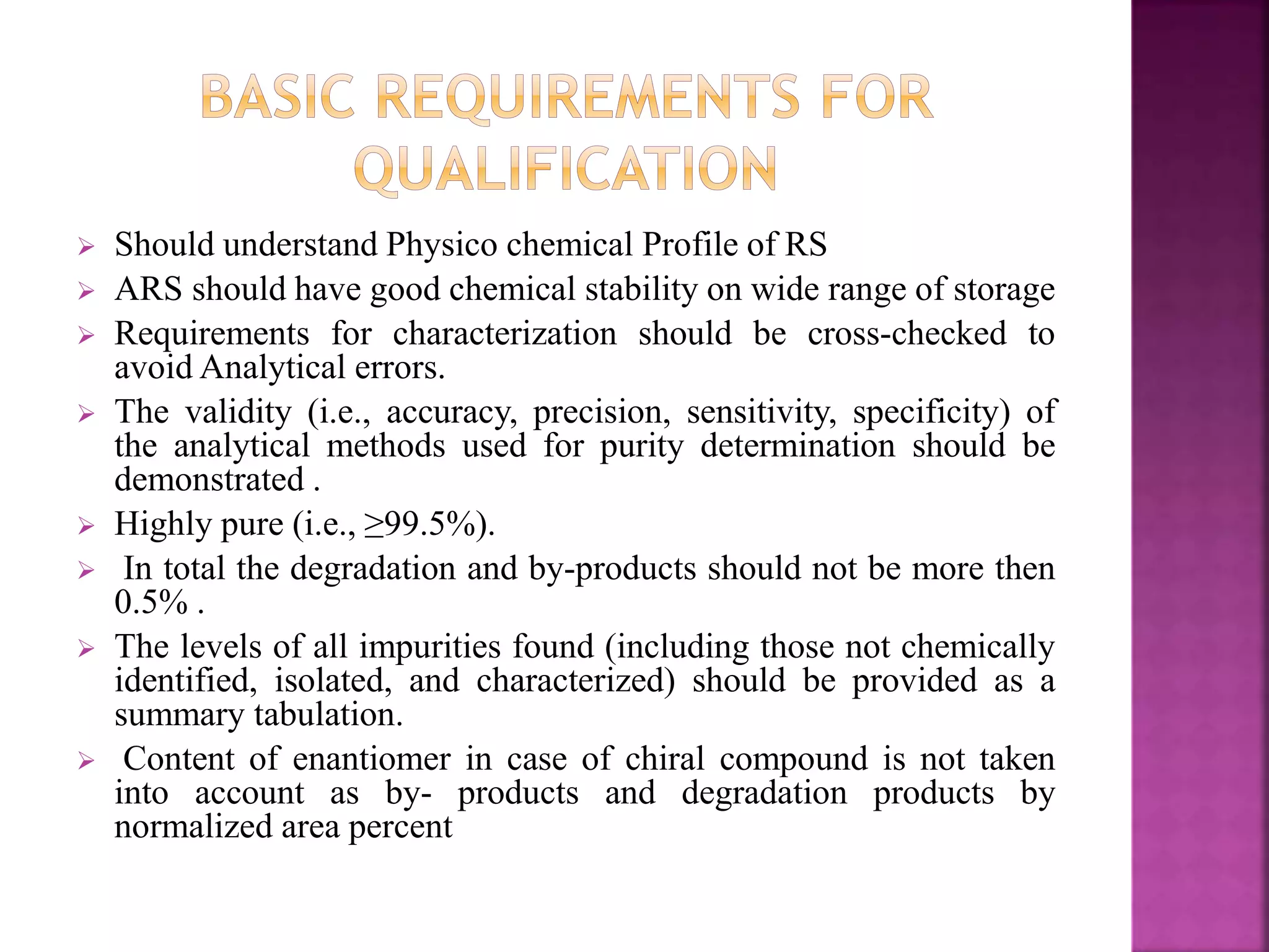 USP, EDQM Reference standard | PPTX