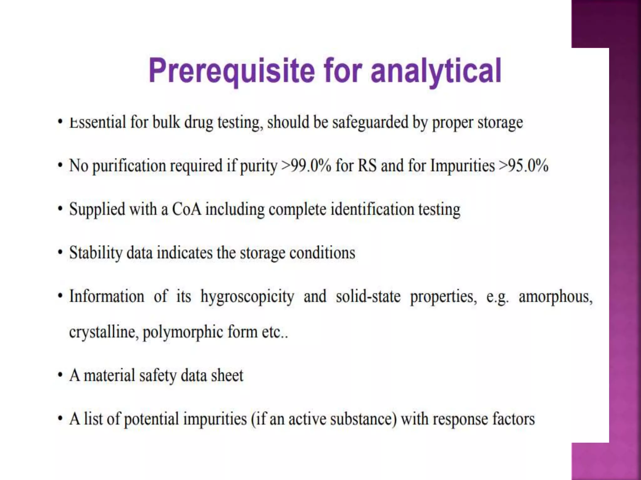 USP, EDQM Reference standard | PPTX