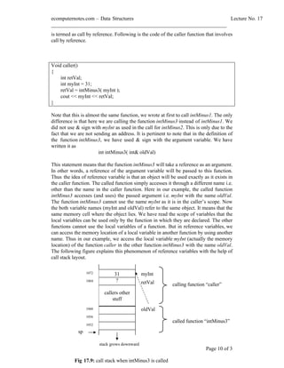computer notes - Reference variables | PDF