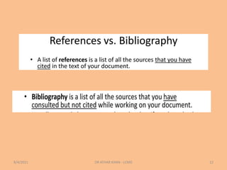 Definition Of Reference Reference writing | PDF