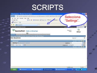 Selecciona “Settings”. 