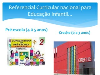 Referencial curricular nacional para a educação infantil | PPTX