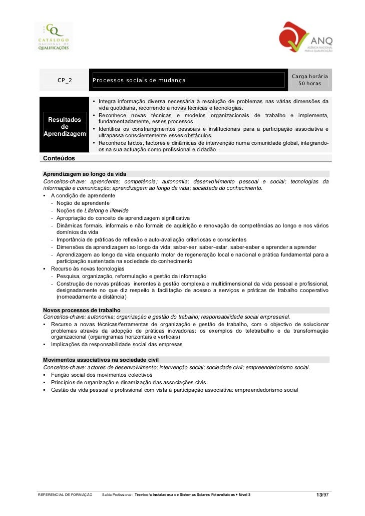 Referencial cursos