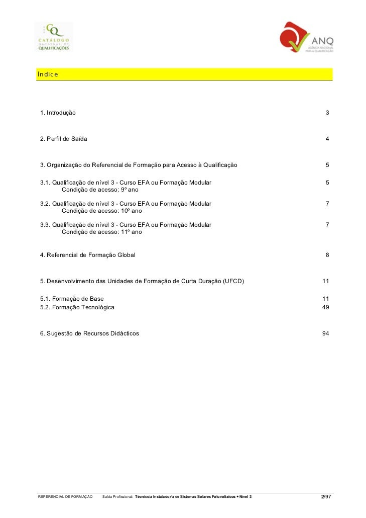 Referencial cursos