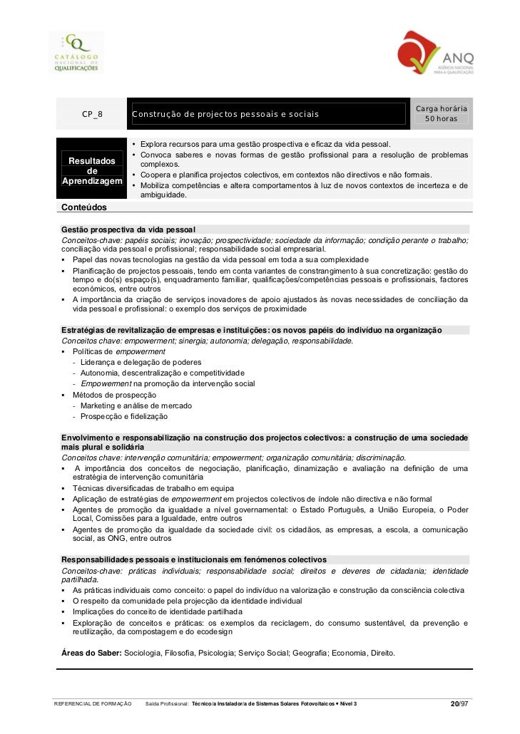 Referencial cursos