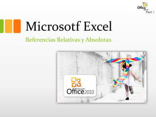 Facil…!




Microsotf Excel
Referencias Relativas y Absolutas
 