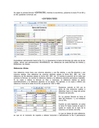 Referencias absolutas | DOCX