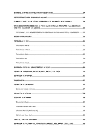 REDES Y COMPONENTES DE LA COMPUTADORA