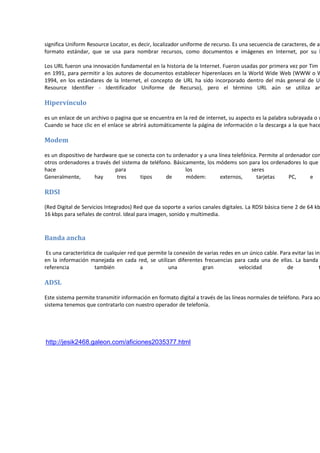 REDES Y COMPONENTES DE LA COMPUTADORA