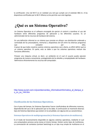 REDES Y COMPONENTES DE LA COMPUTADORA