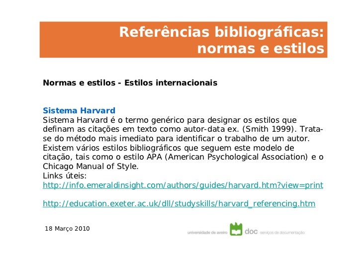 Referencias bibliograficas artigo
