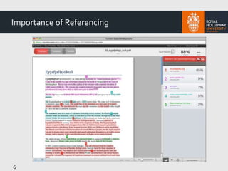 Importance of Referencing
6
 