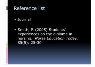 Referencing | PPT