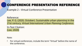 Referencing For Research-Different Styles.pptx