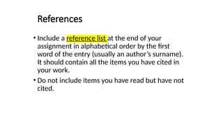 Referencing.pptx Referencing styles, APA, MLA, Chicago, Harvard. Rules ...