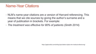 Referencing and citation in medical writing_27_6_2022.ppt