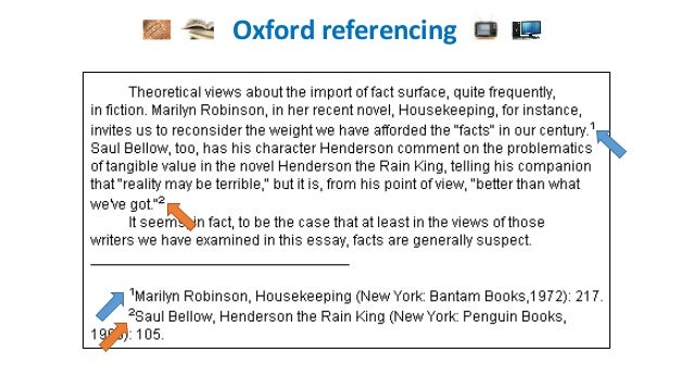 oxford referencing example essay