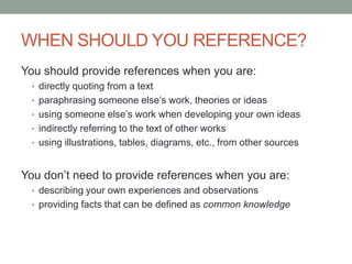 Common Reference Image Referencing and zotero | PPTX