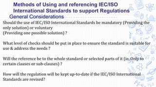 Referencing IEC and ISO Standards in Public Policy | PPTX