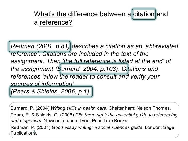 Referencing Referencing