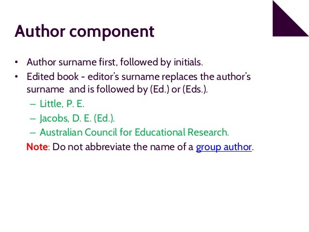 apa 6th edition referencing part 2 reference list