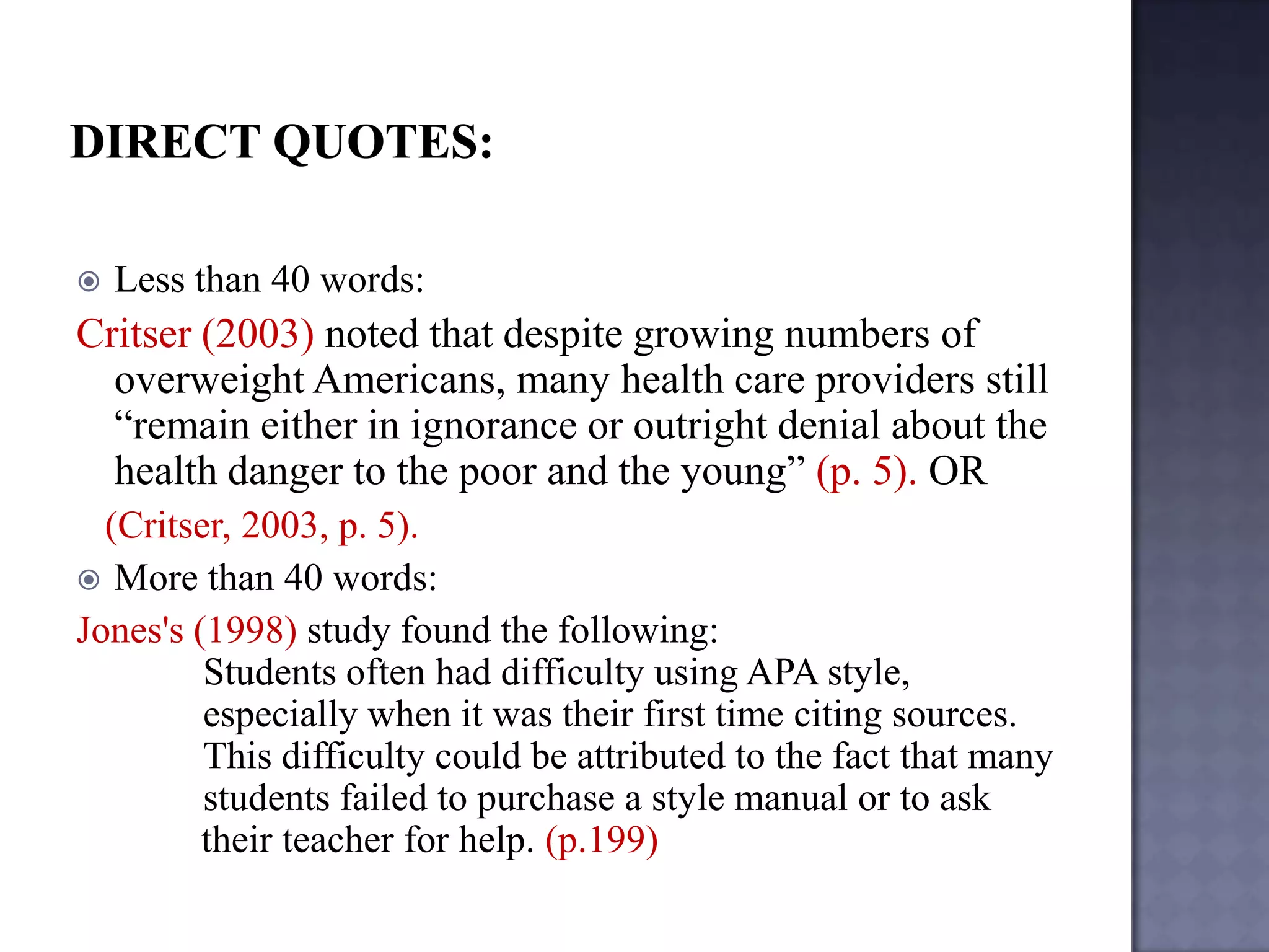 Referencing Styles Presentation Pptx Referencing Styles Presentation Pptx