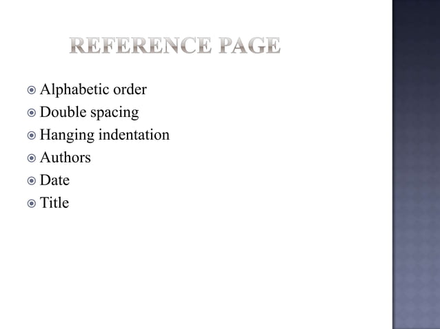 Referencing Styles Presentation Pptx Referencing Styles Presentation Pptx