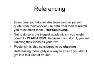 Referencing techniques | PPT