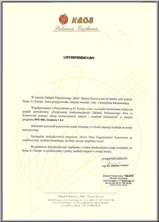 A1 Europe - referencje