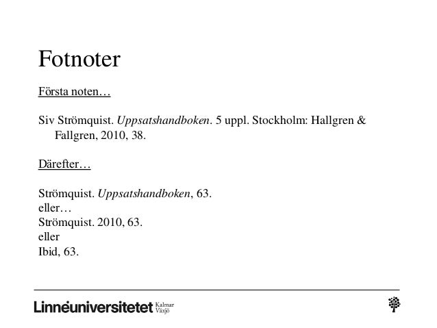 Referenshantering Lnu 2014