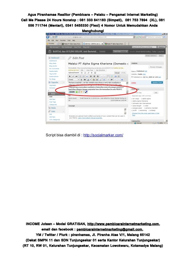 Tahapan Membuat BLOG