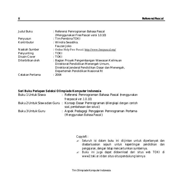 Contoh Soal Pemrograman Pascal Dan Pembahasannya Dengan
