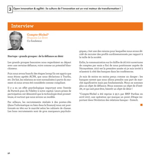 Open innovation & agilité : la culture de l’innovation est un vrai moteur de transformation !3
REFERENTIEL 2017.indd 98 20/06/2017 00:22
 