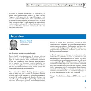Data-driven company : les entreprises en marche vers le pilotage par la donnée ? 2
ﬁ
ff
REFERENTIEL 2017.indd 59 20/06/2017 00:22
 
