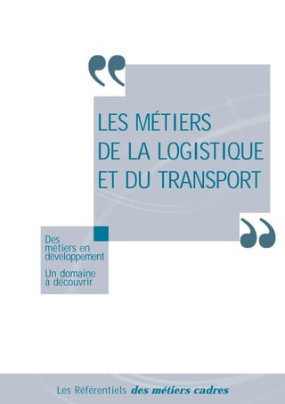 Referentiel logistique et transport