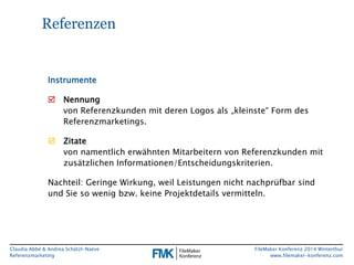 FMK2014: Referenzmarketing final