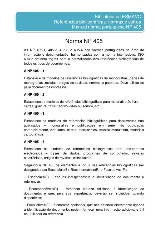 Referencias bibliograficas artigo