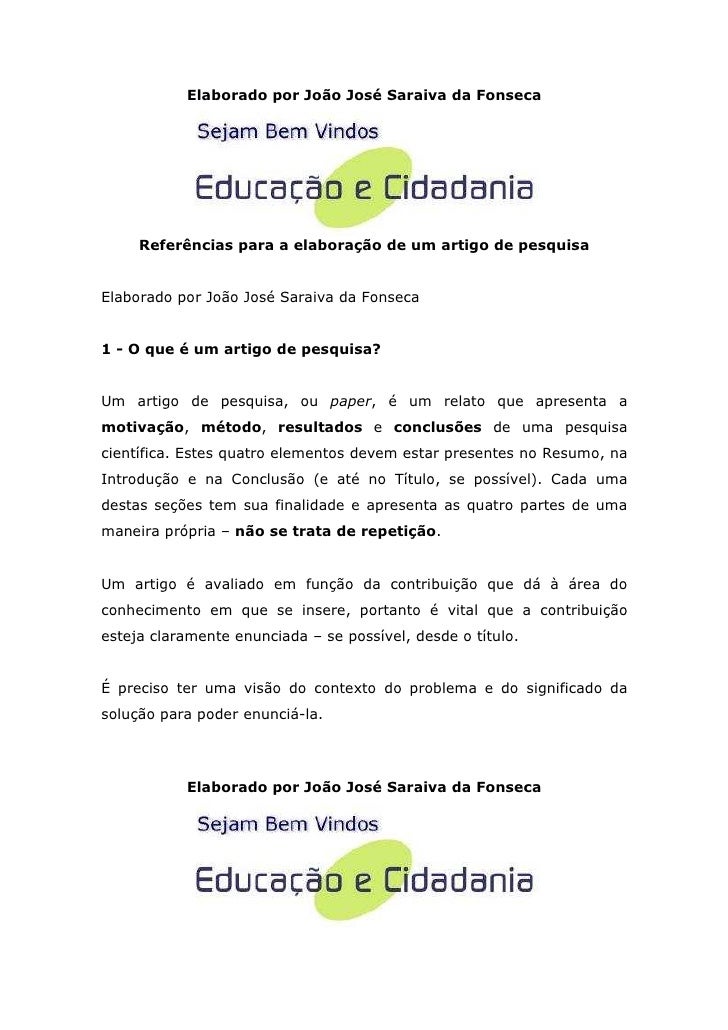 Sites para pesquisa de artigos